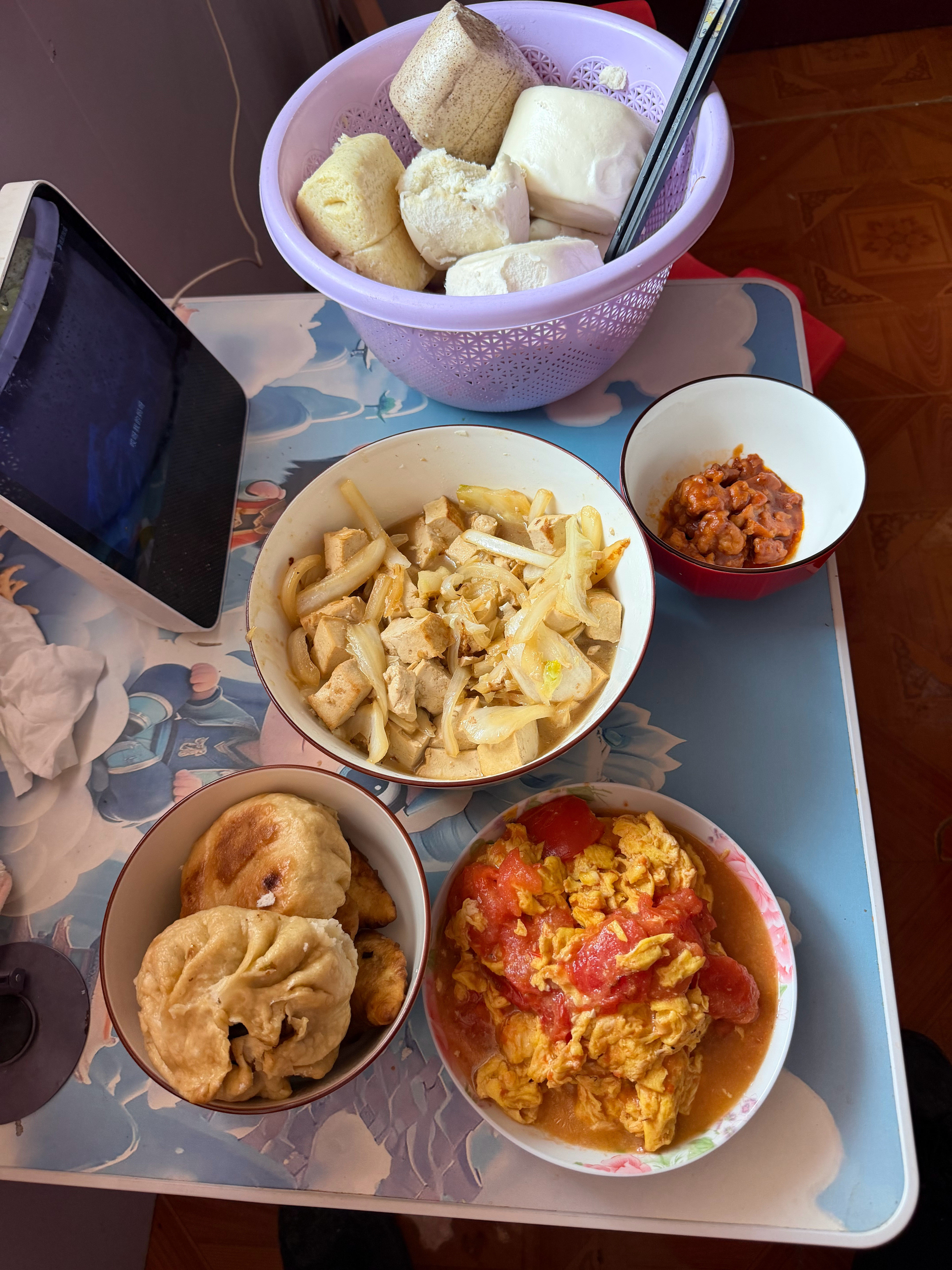 早餐，先吃馒头，河南漂亮饭