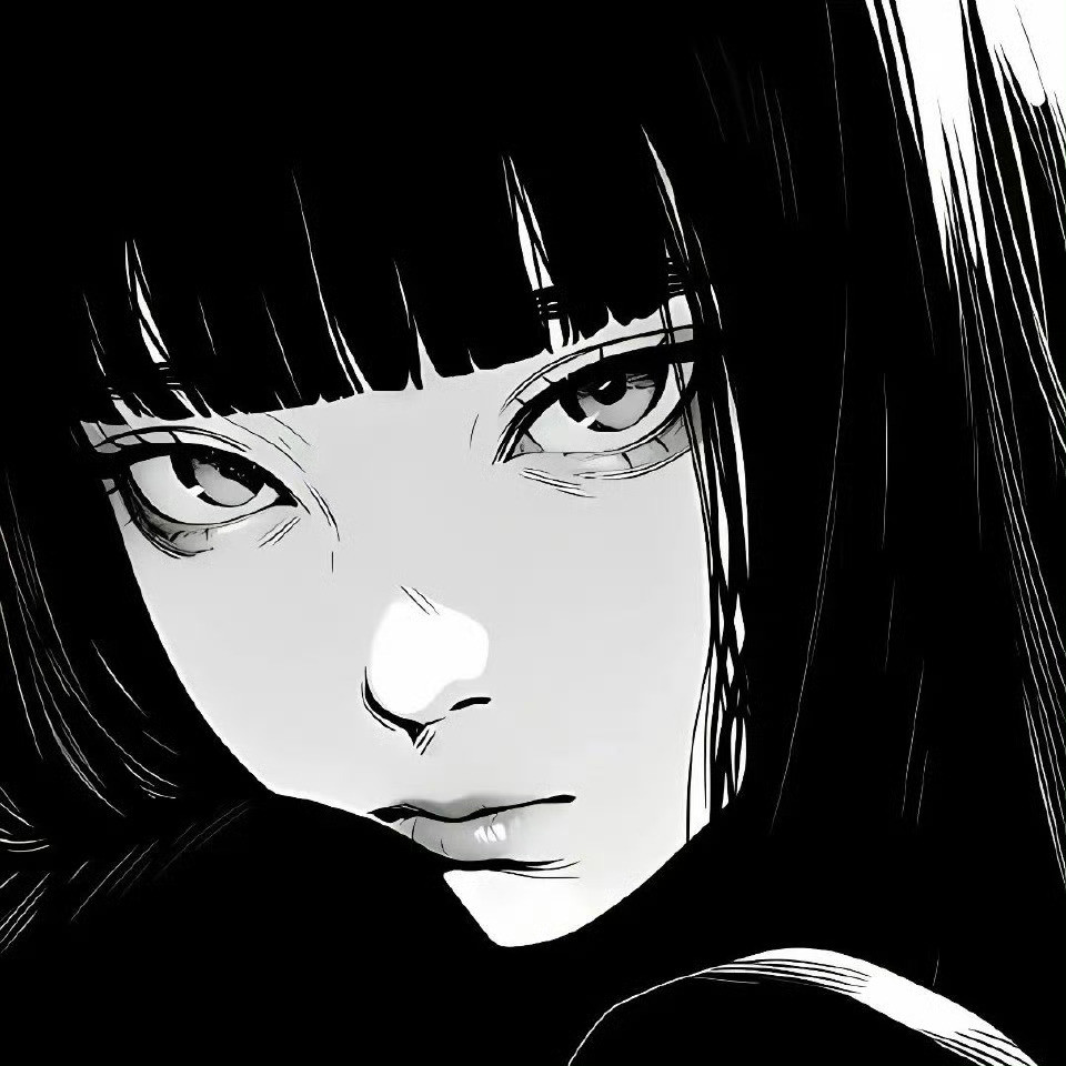 𝑾𝒆𝑪𝒉𝒂𝒕头像分享｜动漫头像｜低像素｜黑白