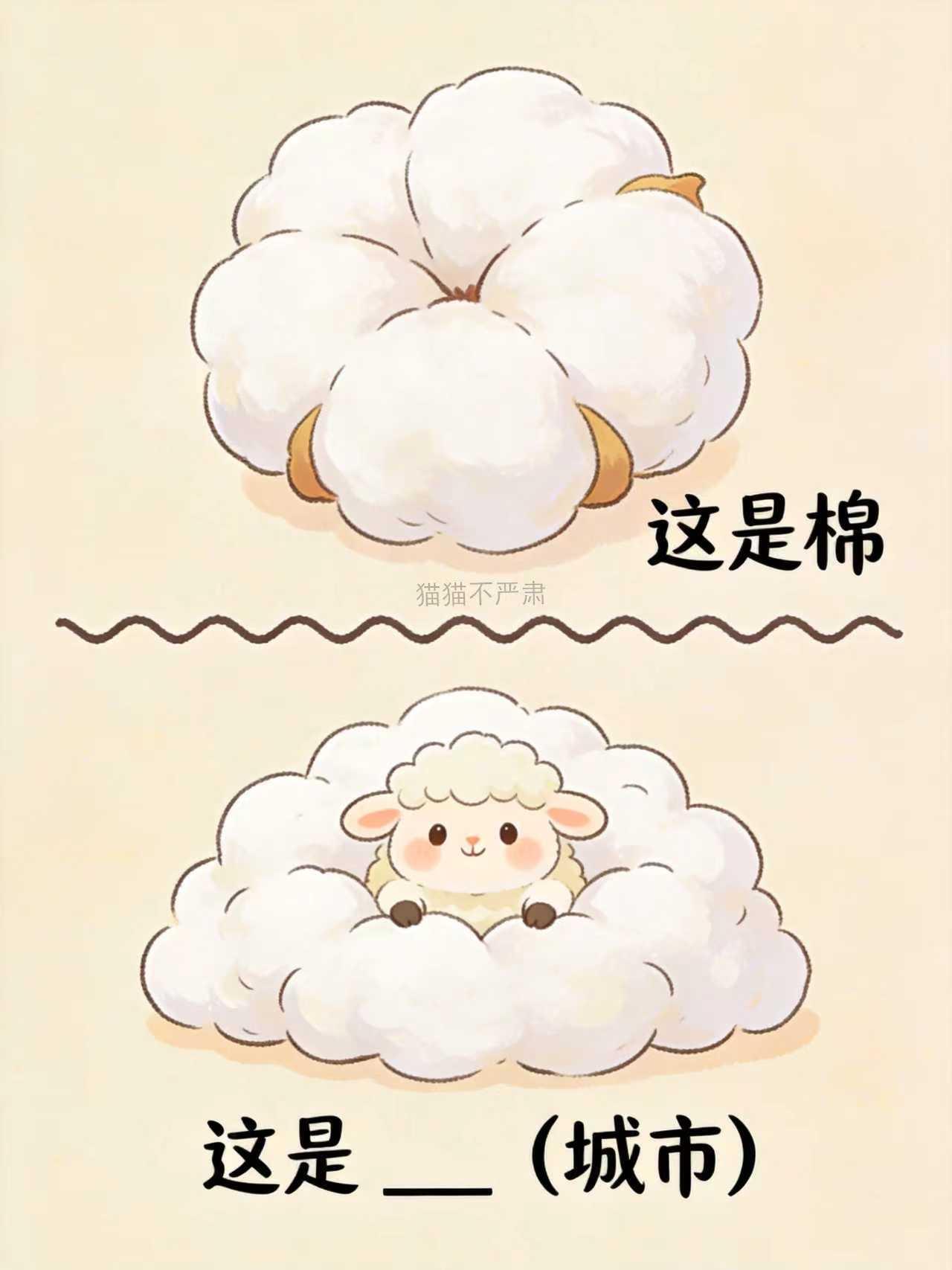 可爱谐音梗✨猜完心情都变好了一张图一座城市，全是温柔谐音梗～好猜又治愈，