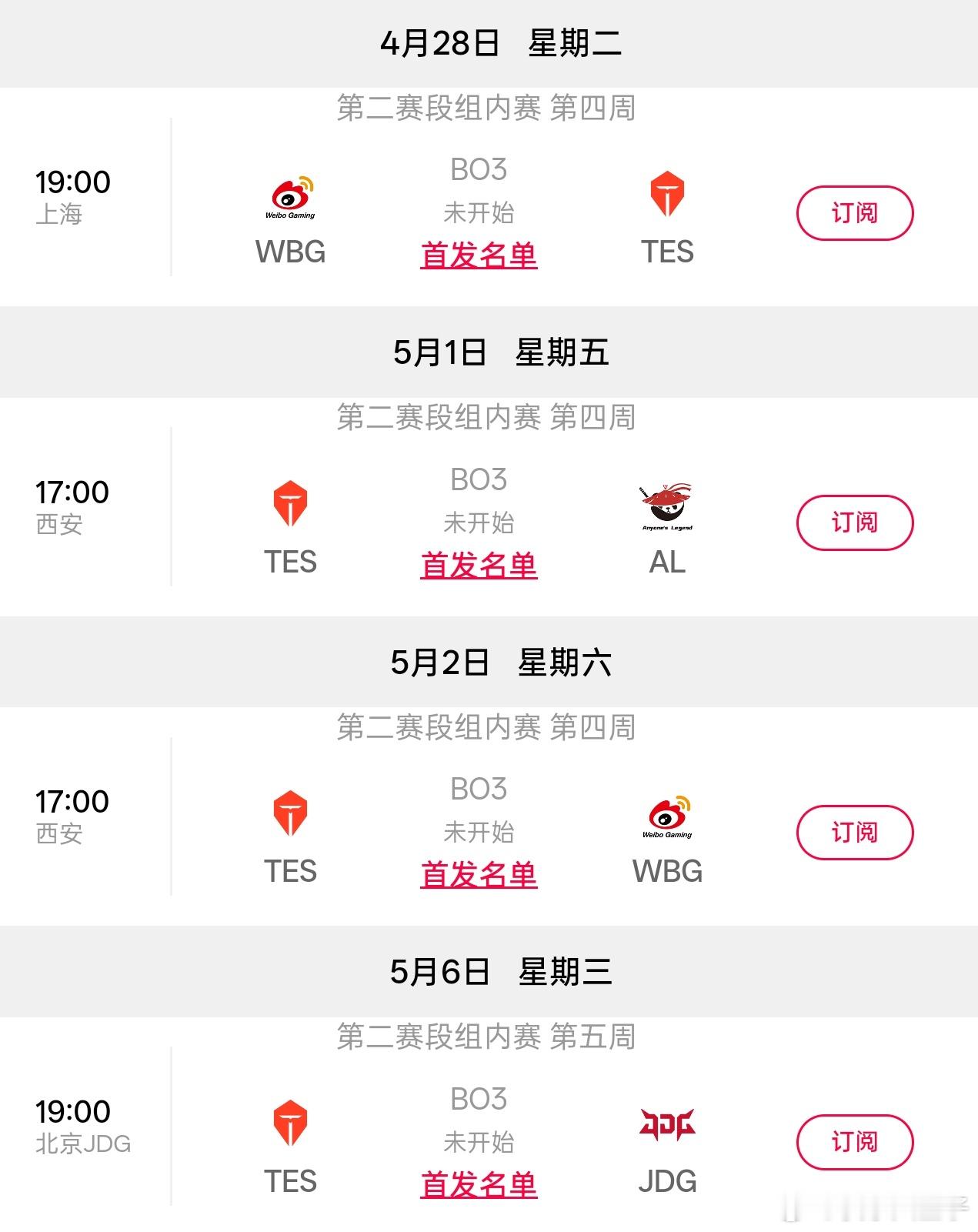 tes登峰组半程第一TES前半程打了两场iG，所以在登峰组还没跟WBG交过手，