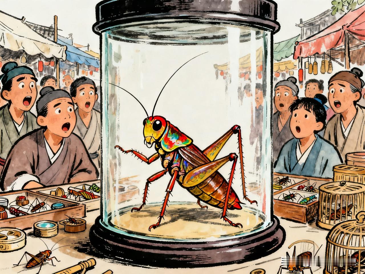 一个在《聊斋志异》里被艺术化的悲惨故事，让明朝的明宣宗朱瞻基背上了“蟋蟀皇帝”的