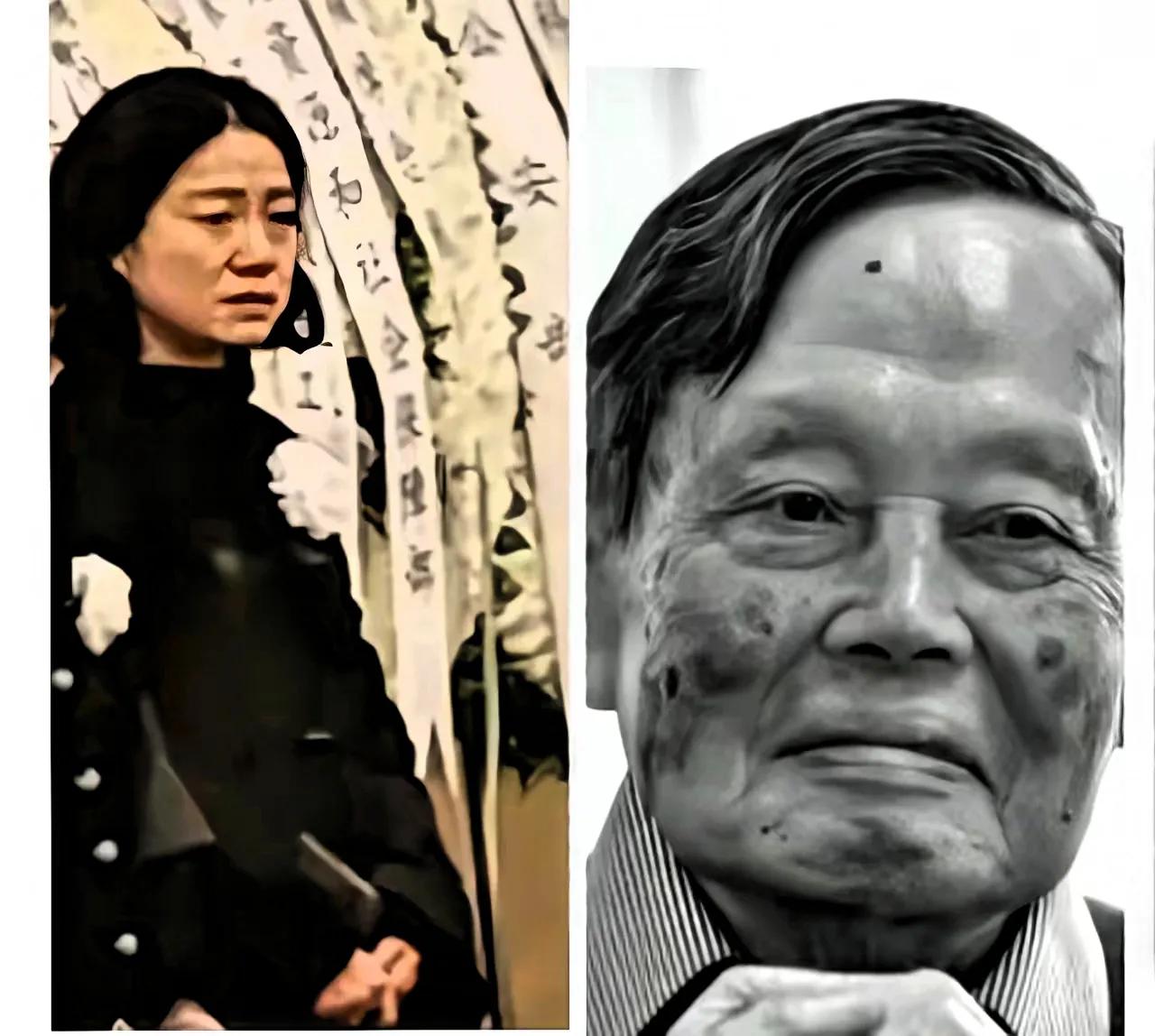 此时最难过的就是她了，满眼的不舍脸上未干的泪痕。她的领路人走了，