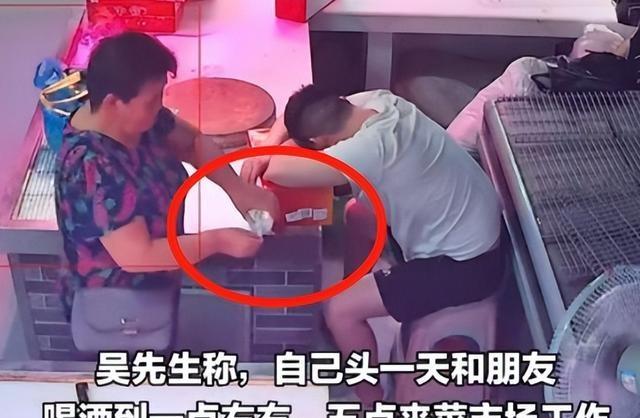 “笑麻了！这怎么跟媳妇解释？”浙江宁波，卖肉老板因为喝醉了酒，趴在摊位上沉睡，路