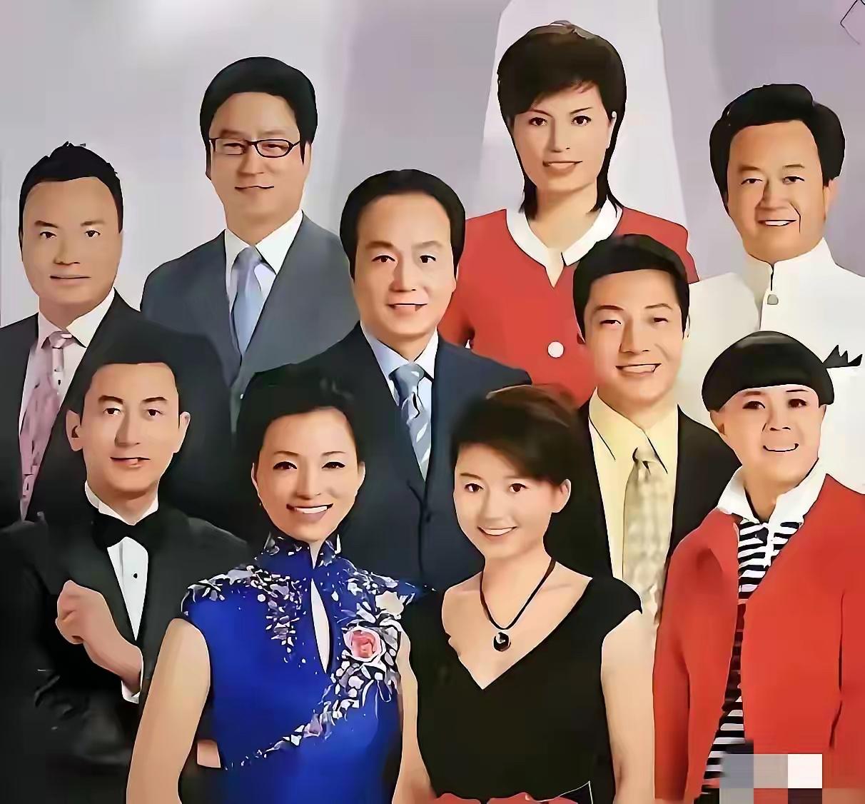 我敢打赌，能把这十位全部认出来的，绝对是一位对中央电视台非常了解的高手。