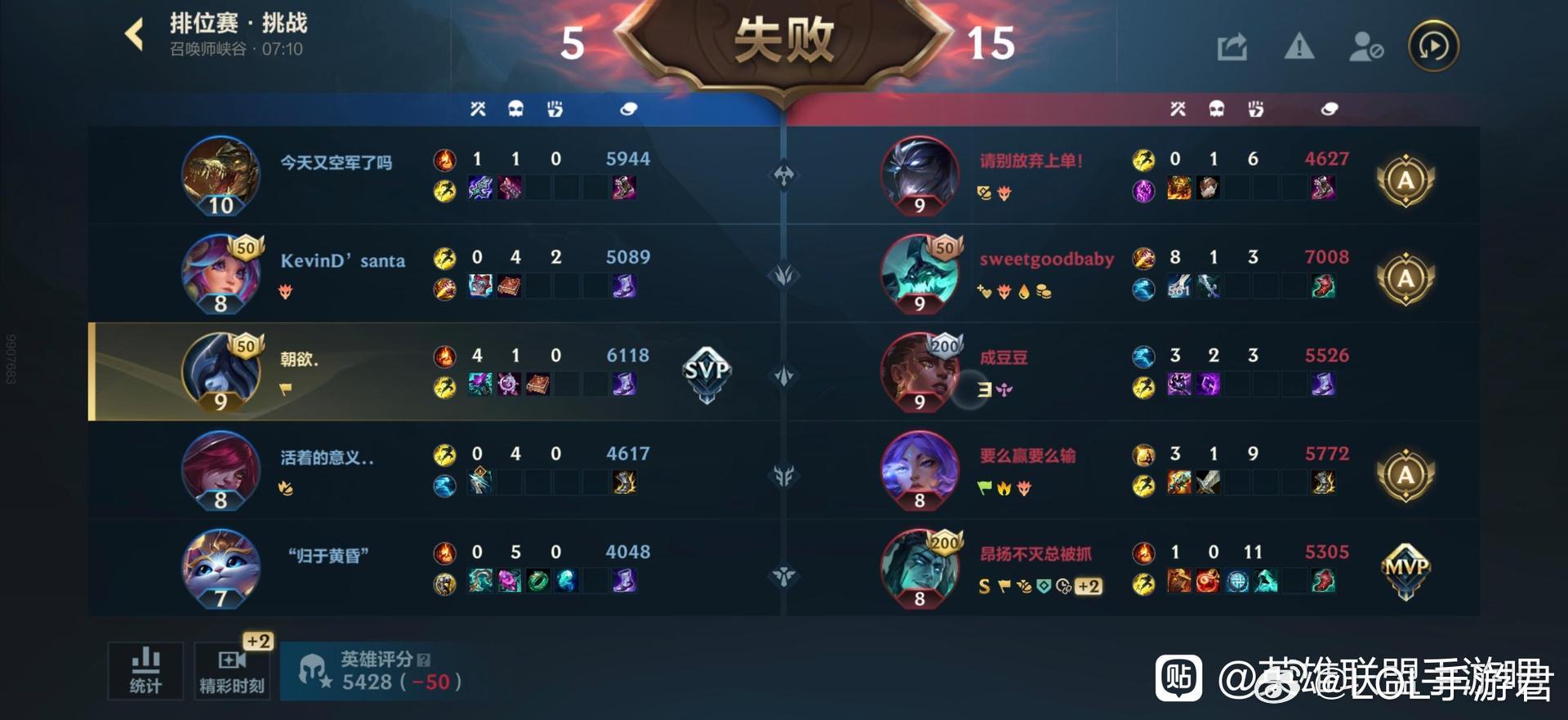 英雄联盟手游lol手游芸阿娜来了我的三个极品队友啊，我真的求求你们别送了