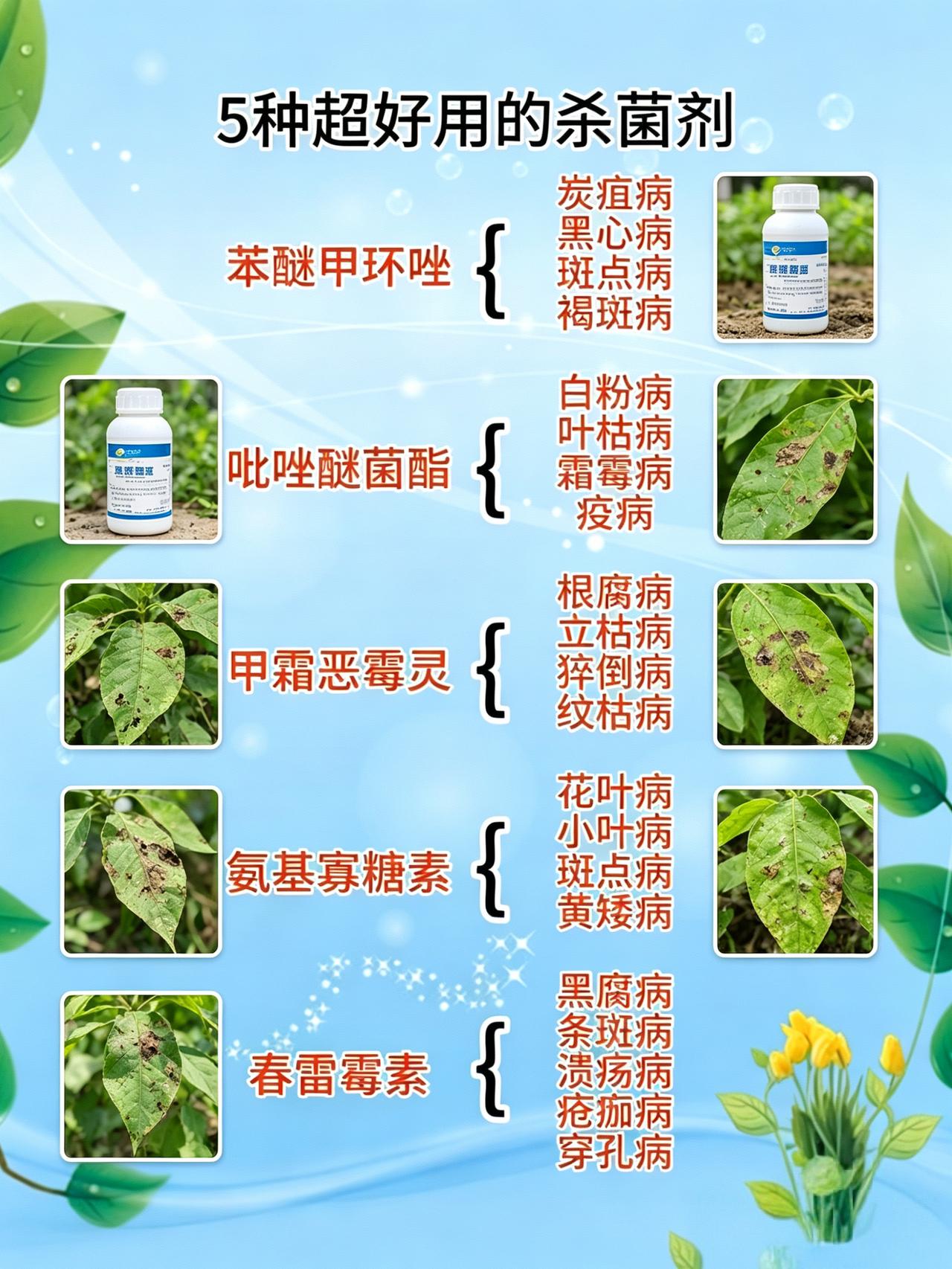 农业种植病害防治杀菌剂农资经销