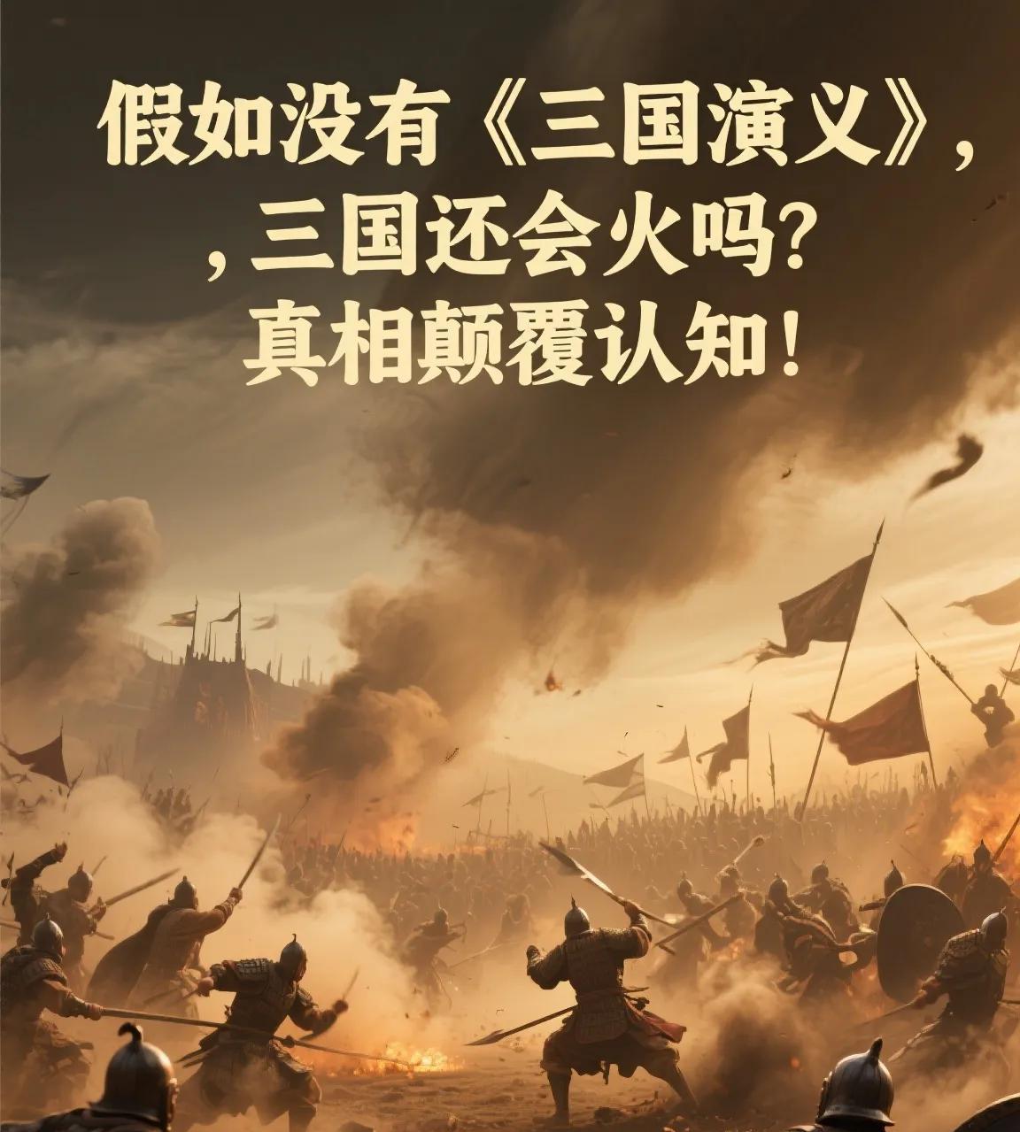 假如没有《三国演义》，三国还会火吗？真相颠覆认知！