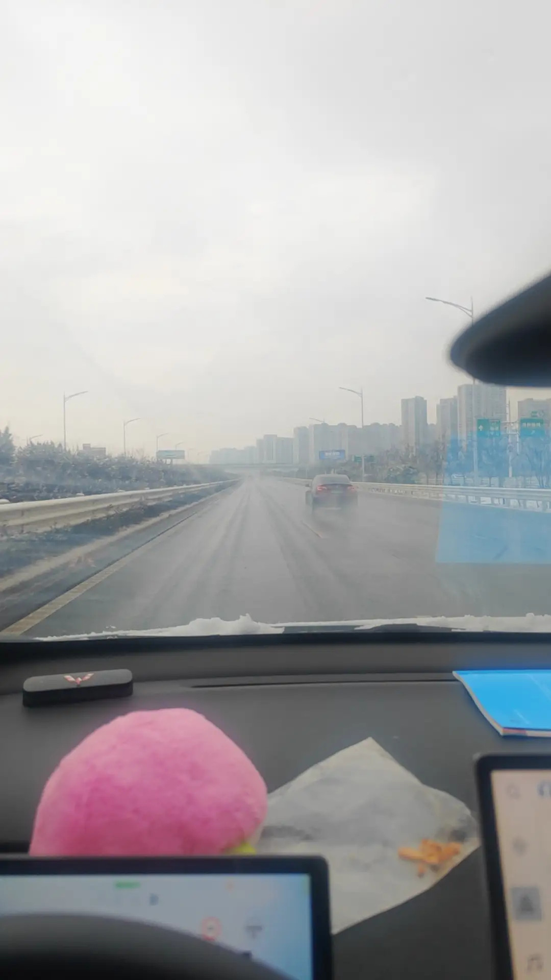 南京这边也太离谱了，完全没人管似的。高速路面都成这样了…