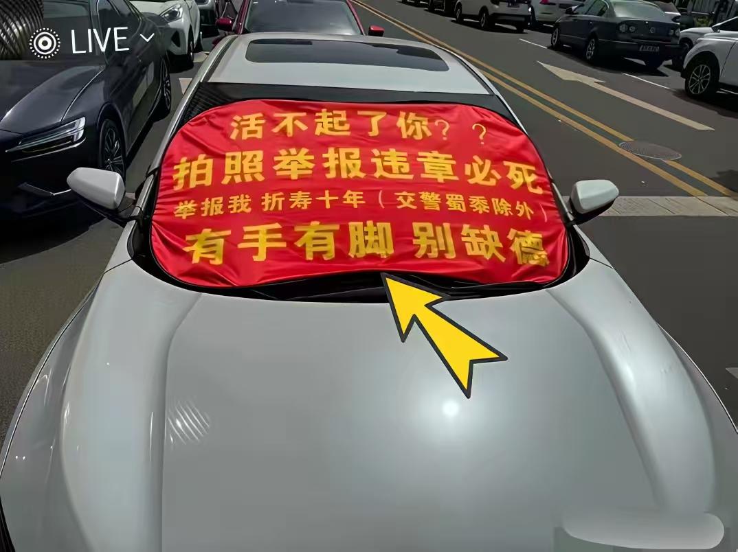 万万没想到，居然还有人以这种方式来网暴自己。这位车主很可能是因为经常开车违章，