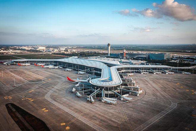 一架架涂着陌生涂装、略显斑驳的飞机，从世界各地飞来，密密麻麻地排队降落。它们不是