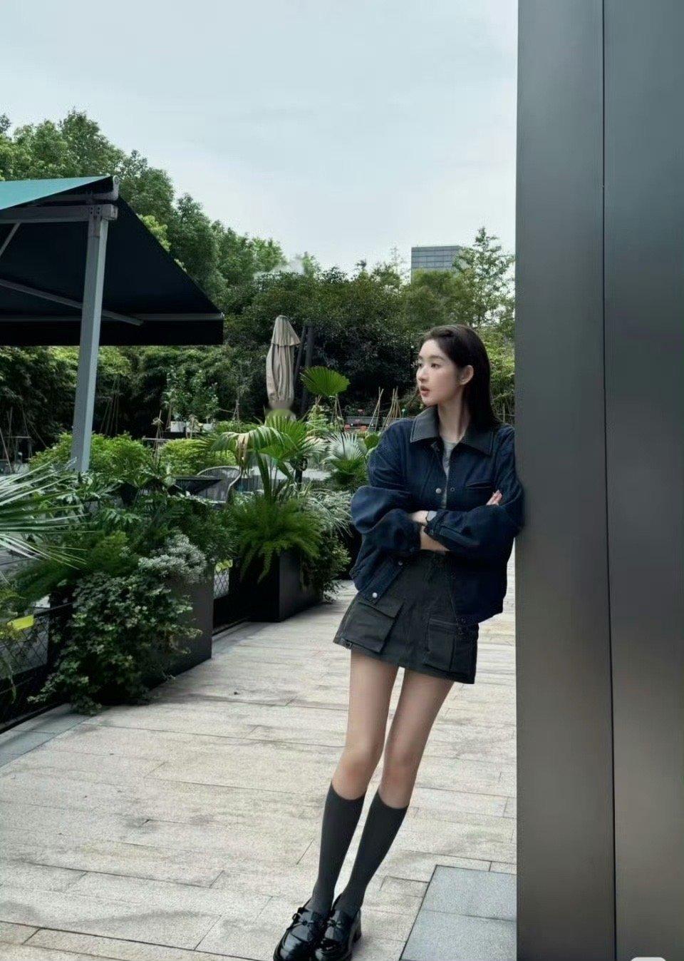 王玉雯腿好长大长腿看着也很舒服，她简直就是尚之桃本桃🍑