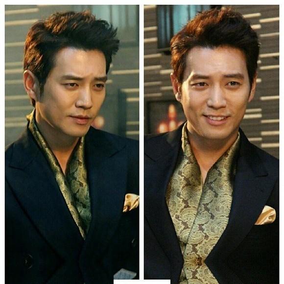 韩国男星朱相昱与妻子、女儿拍杂志照，女儿虽然年纪小，不过面临镜头毫不怯，表现相当