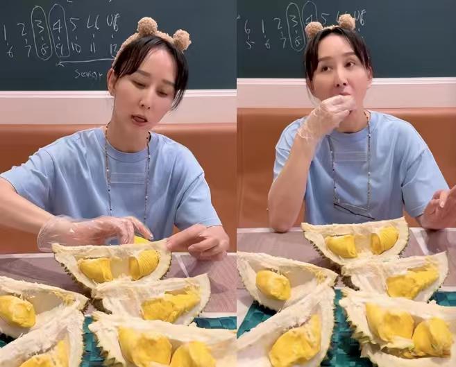 看到胡静家的榴莲庄园，网友都羡慕她嫁得好！47岁的胡静在老公朱兆祥的陪伴下，逛