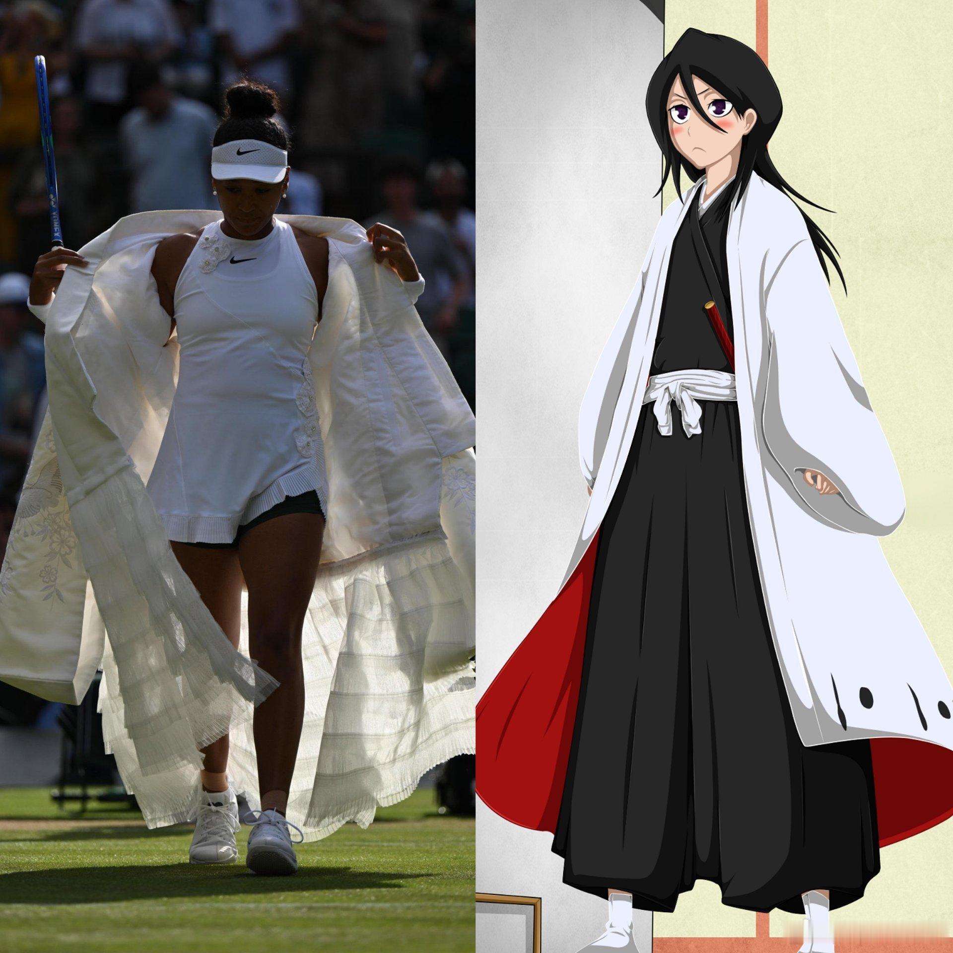 【大坂直美谈和服造型：模仿《死神》动漫向日本菜致敬】“和服……我们必须从日本弄
