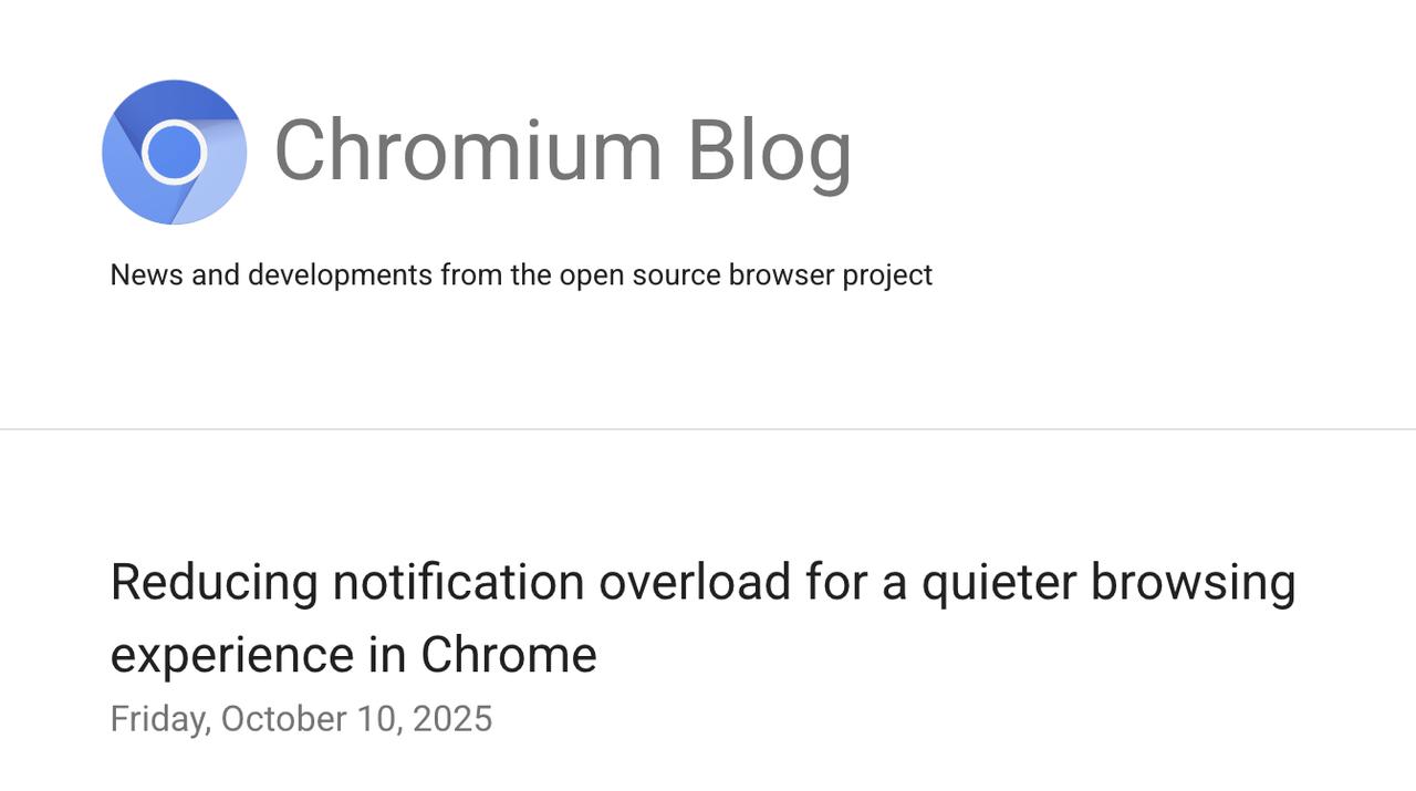Chrome要“自动撤销网站通知权限”了。Google宣布，Chromi