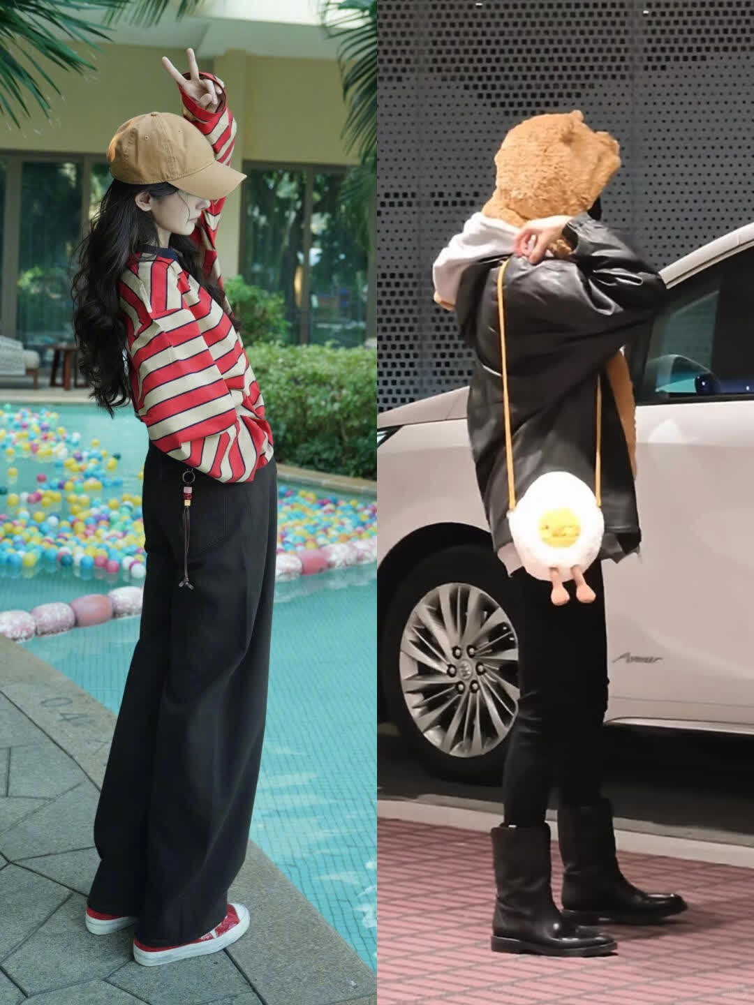 杨幂私服，带货女王的穿搭作业直接抄🔥又被幂幂的机场街拍美到了！私服永远这么随