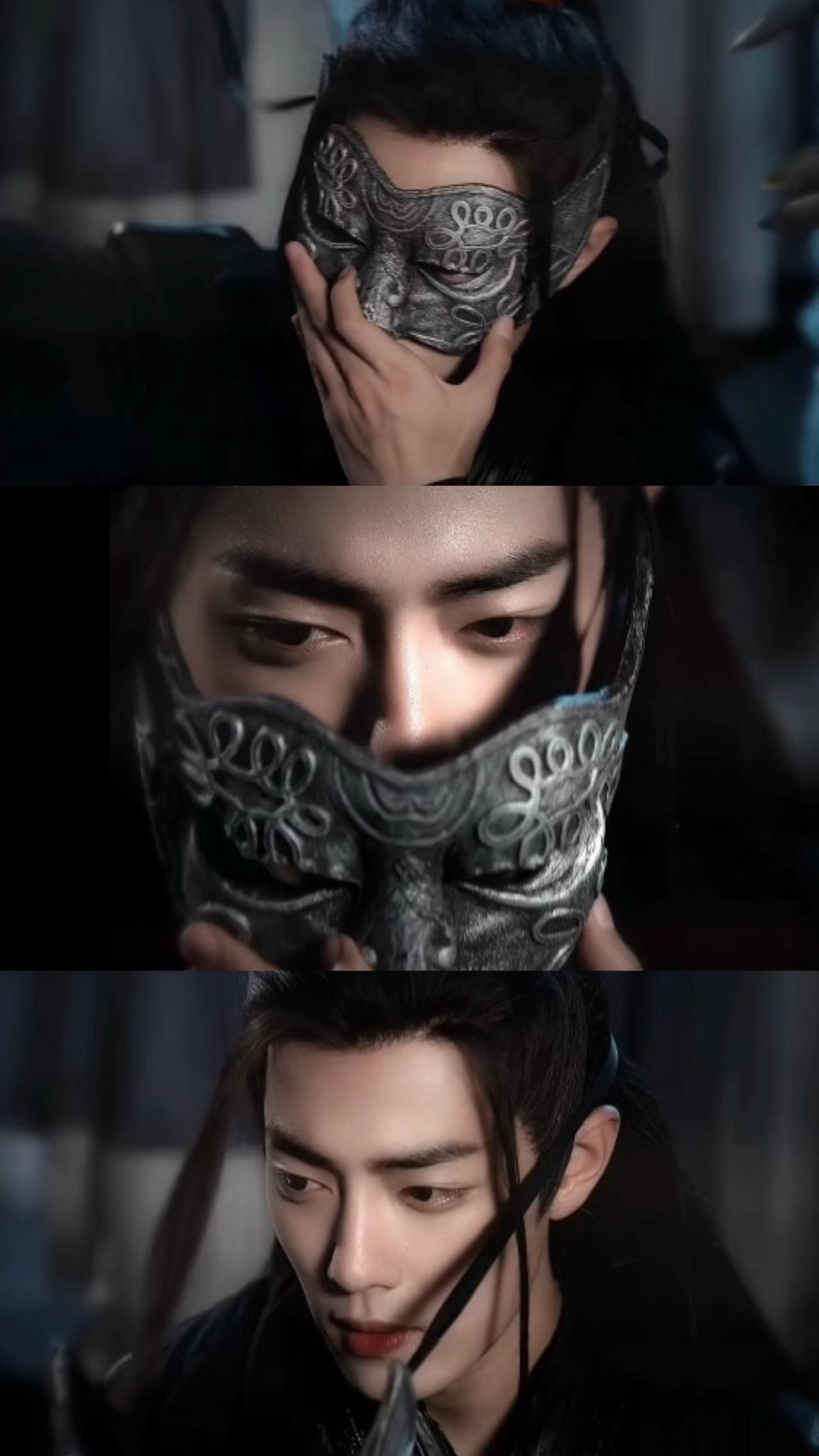 肖战、张凌赫、檀健次、邓为、敖瑞鹏、张云龙谁的有效摘面具最养眼？影视剧中，很