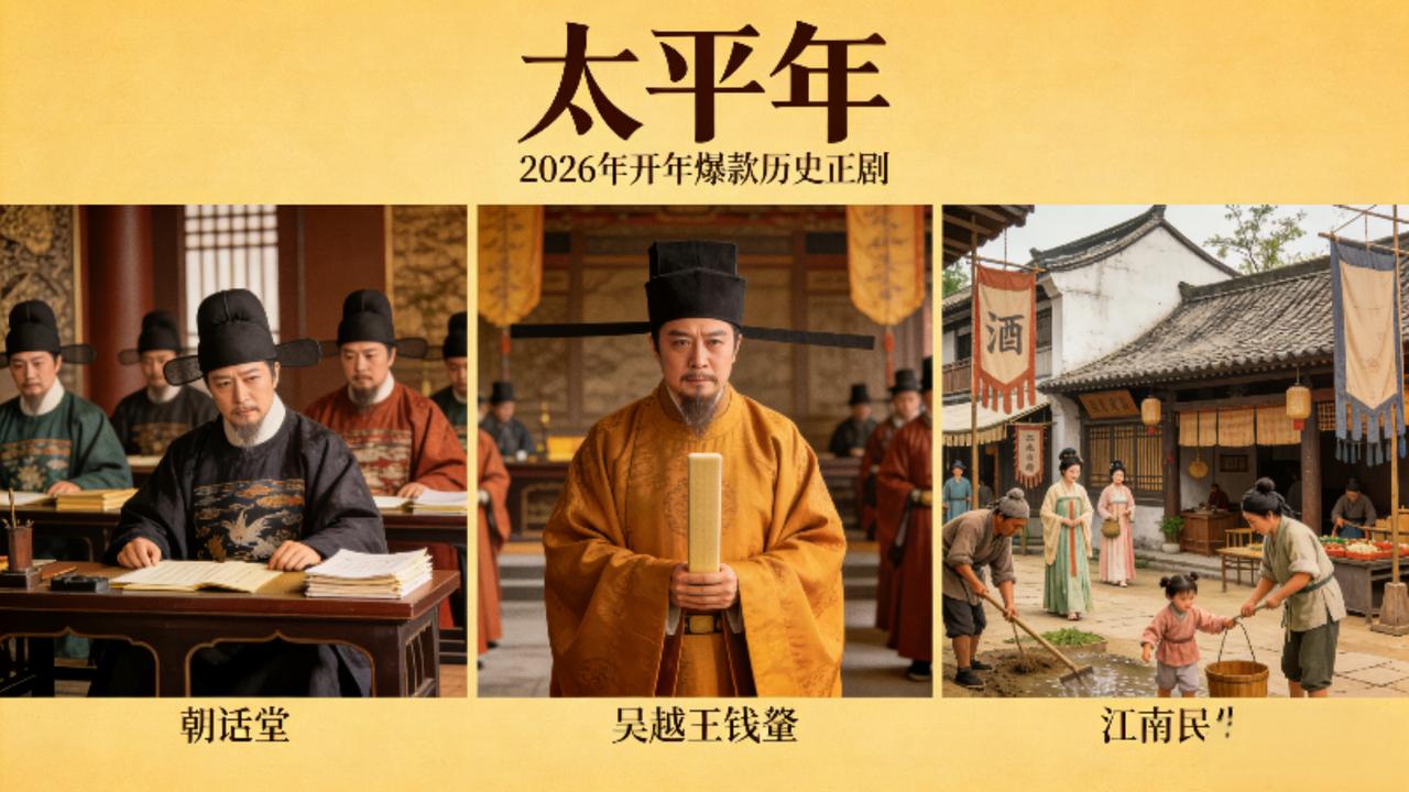《太平年》出品人直言：历史剧想封神，别丢这3个核心逻辑2026开年，历史正