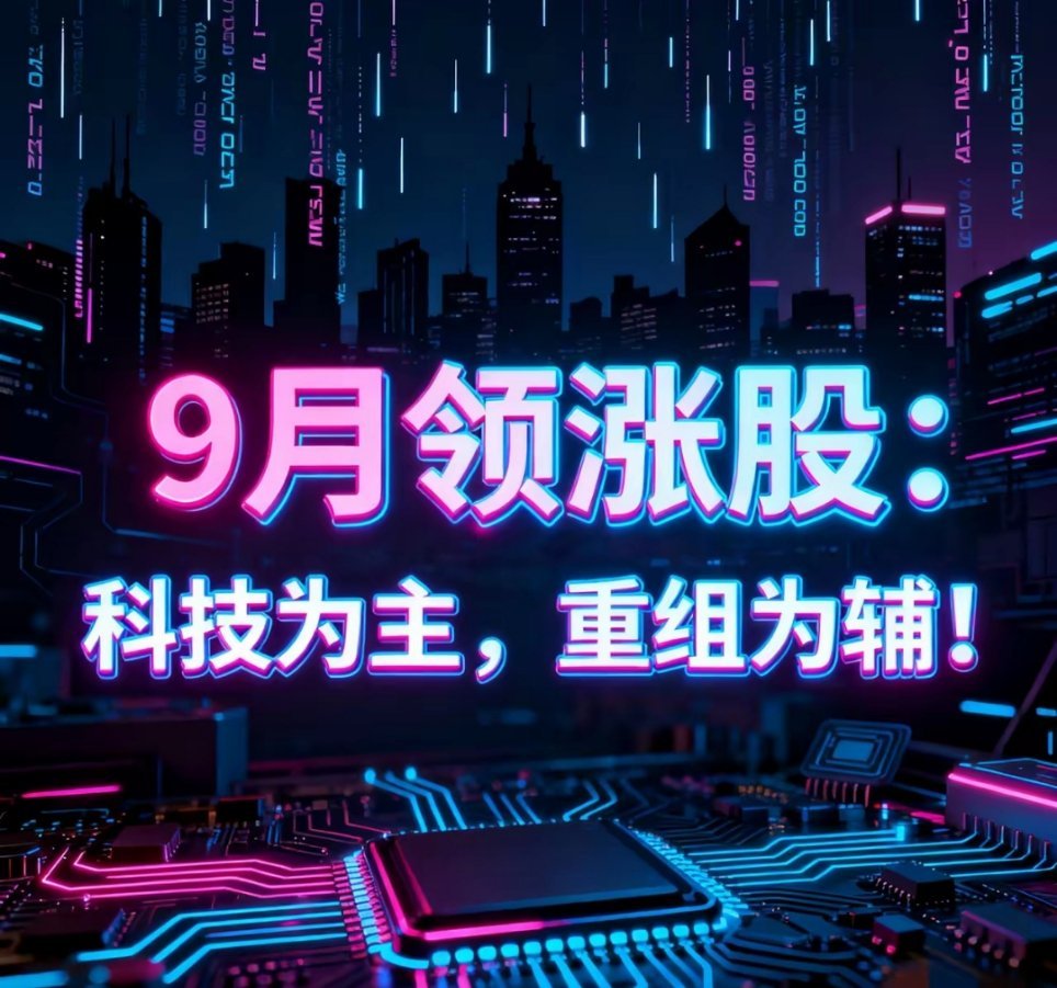 9月份股市涨幅前辈的股票如下：1、首开股份：参股宇树，涨幅：181%；