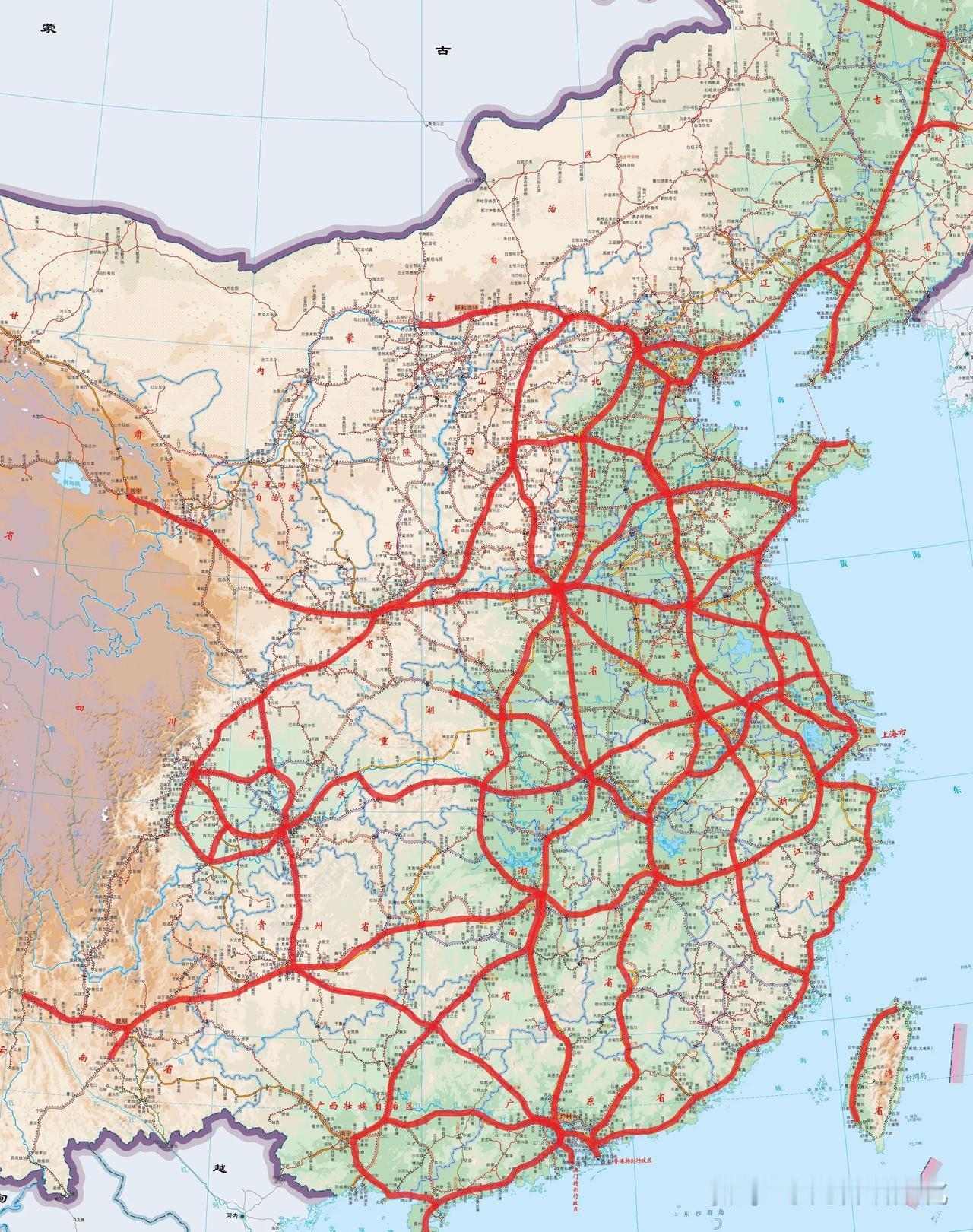 全国高铁里程最多和密度最大的省份。截至2025年12月，全国各省高铁（时速200