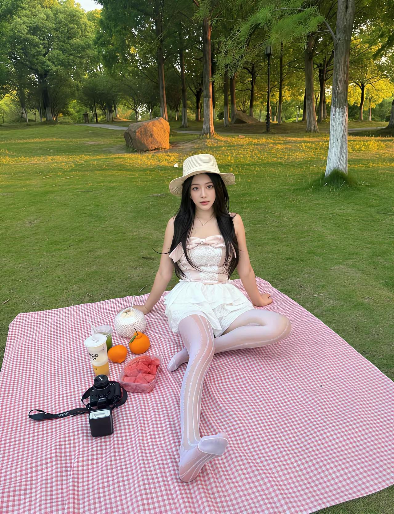 夏日野餐指南🌞🍉📸白丝