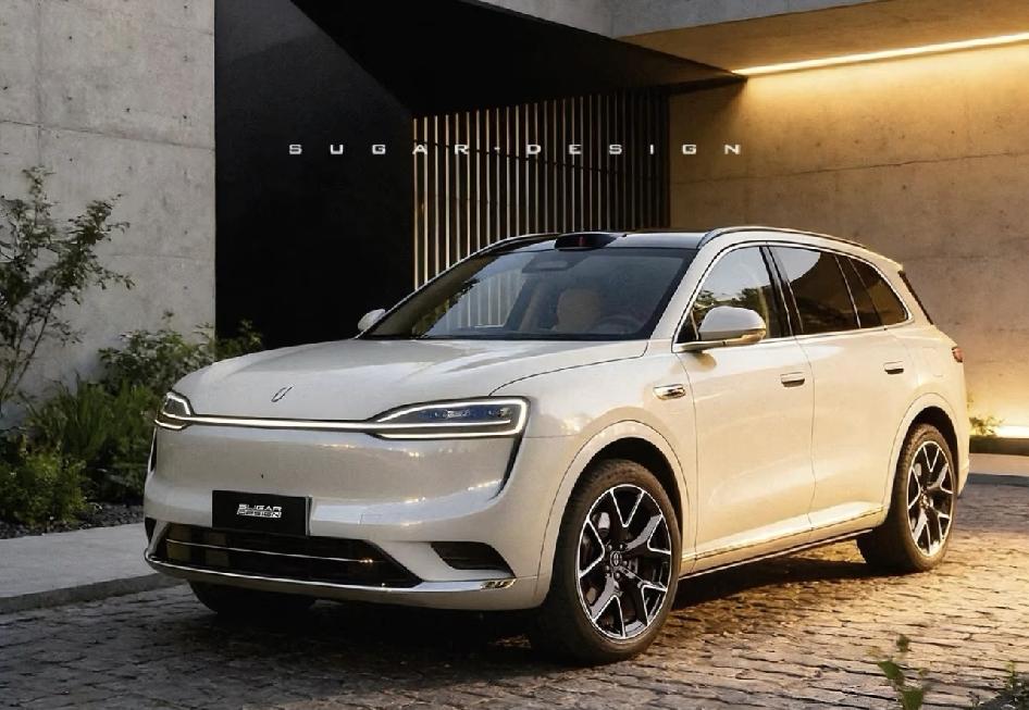 问界M6，年轻版的M8。根据路测车的渲染图，希望大家喜欢，年轻人的第一款问界