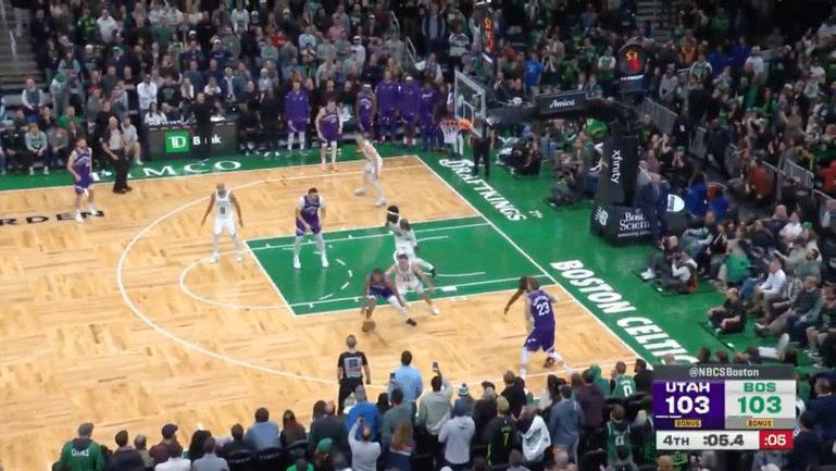 今天又一个绝杀努尔基奇抢到关键篮板0.06秒准绝杀凯尔特人爵士绝杀凯尔特人