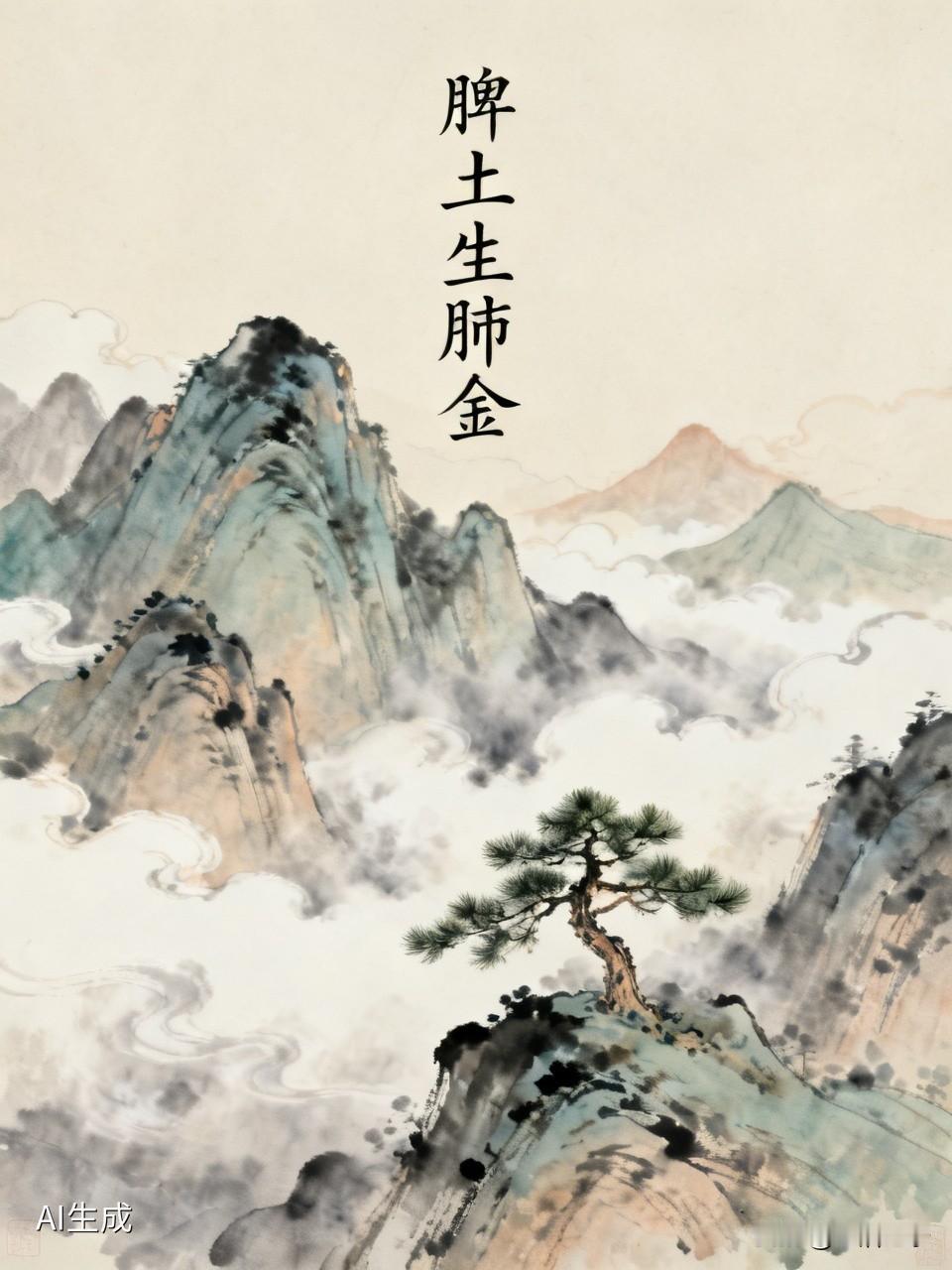 中医说“脾土生肺金”，这其实是五行相生的概念，脾属土，肺属金。从小孩咳嗽能看出