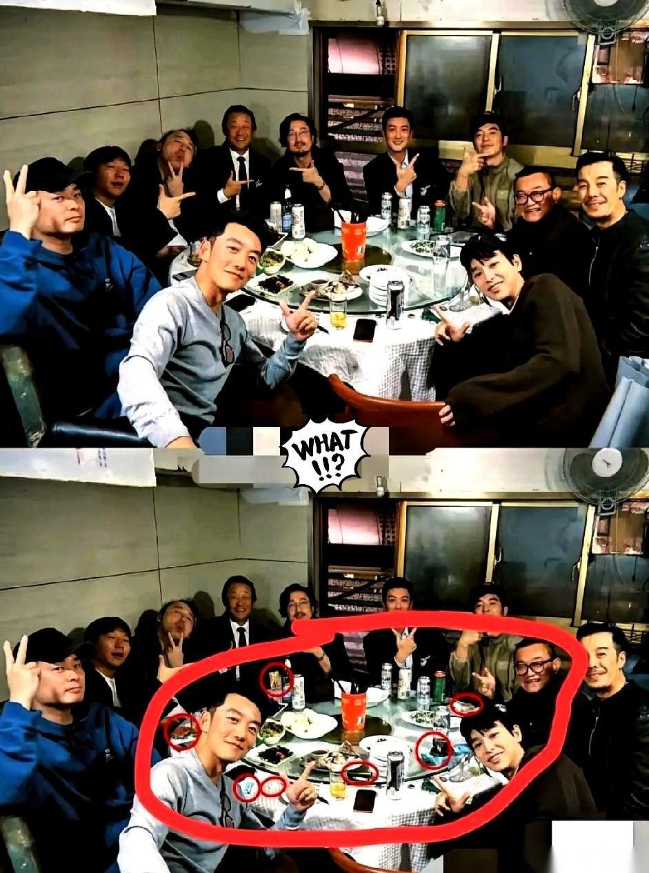 一张照片，P了三回。就为P掉一个打火机。我看得都累。说真的，郑恺这波操作，