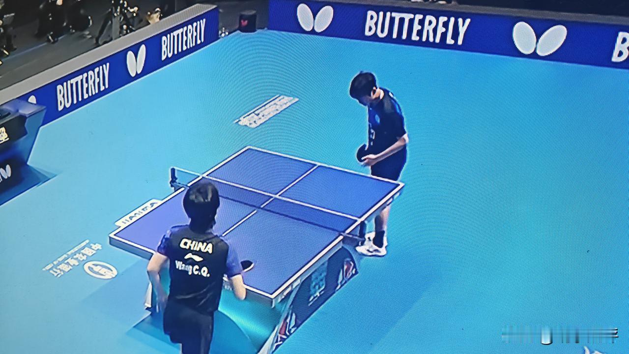 王皓怎么也没想到，世乒赛男团1/4决赛，中国男队3：0完胜韩国队，报了小组赛2：