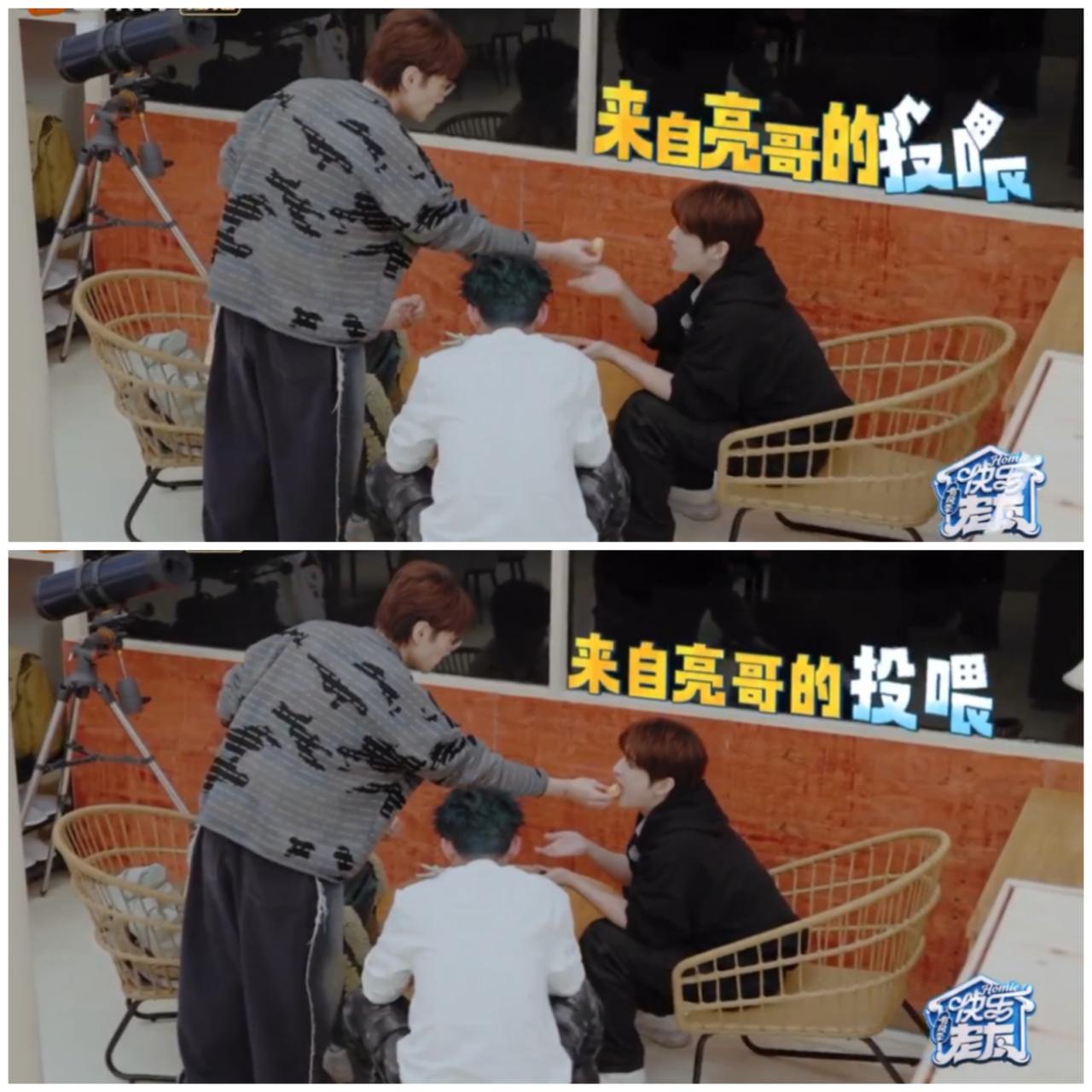 王铮亮都这样了，陆虎，苏醒太不给面子了，只有张远满满配合。王铮亮把橘子