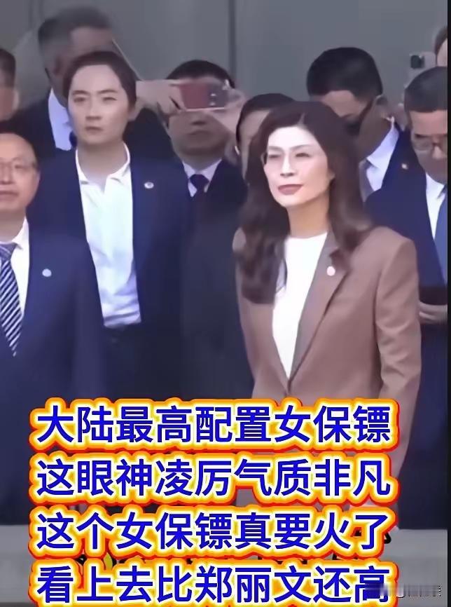 大陆最高配置女保镖，气场太绝了大陆最高配置女保镖这眼神凌厉气质非凡这个