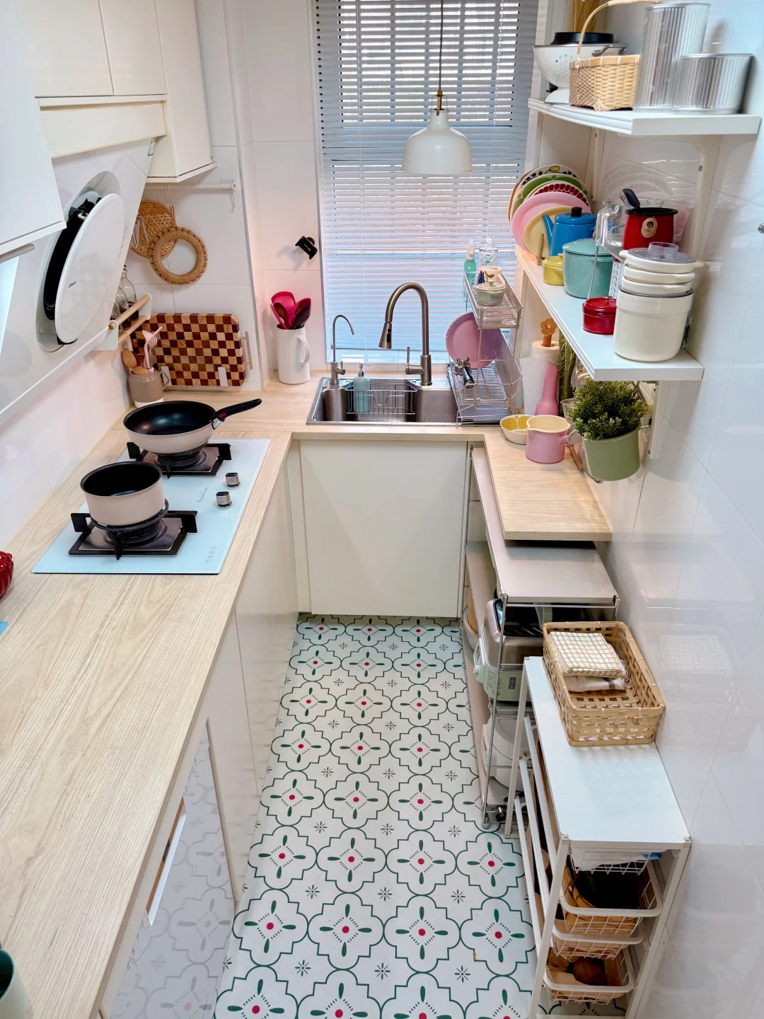 小厨房的改造前后！用了五年真的太值了🎀