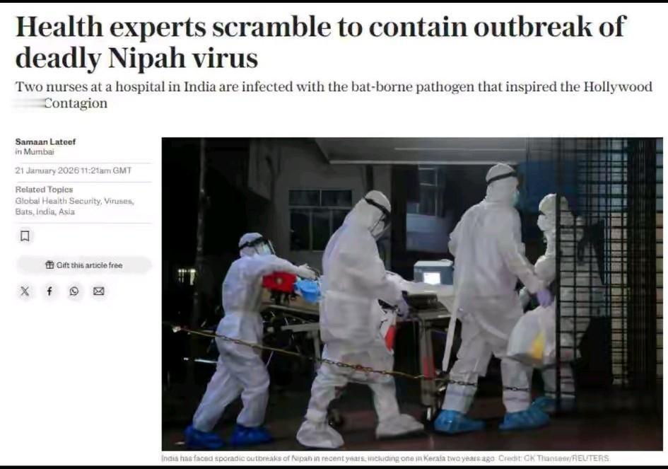 阿三网民：千万别来我们这里！龙国网民：谁稀罕去呢？​阿三网民：尼帕病毒又在西