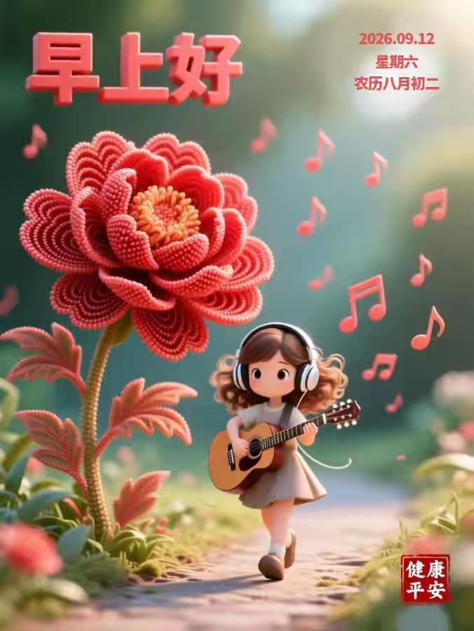 ✨周六的晨光缓缓洒落，告别一周的忙碌，迎来悠闲时光。美好的祝福不必华丽，