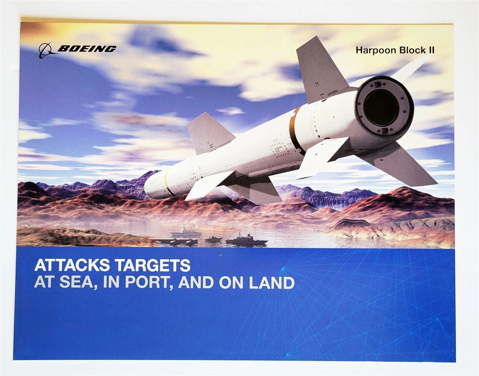 中国台湾采购的UGM-84L-1“鱼叉”BlockII潜射反舰导弹，最新的