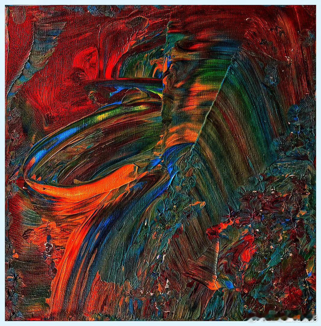 摄影人王鹭佳：2021油画作品。油画王鹭佳
