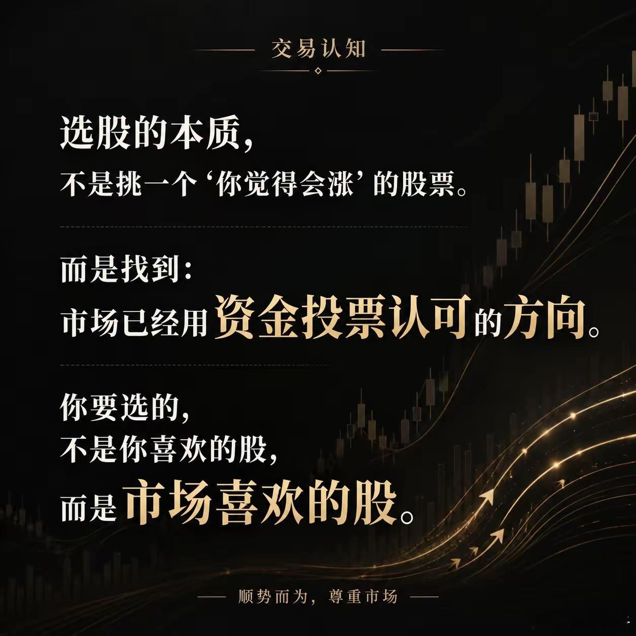 选股的本质，不是挑一个“你觉得会涨”的股票。而是找到：市场已经用资金投票认可的方