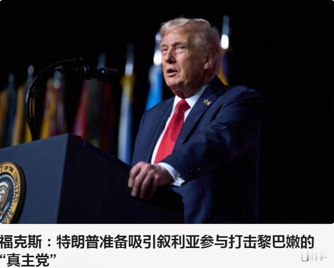 特朗普计划失败了！叙利亚拒绝特朗普出兵黎巴嫩提议！叙利亚总统沙拉公开发声，代