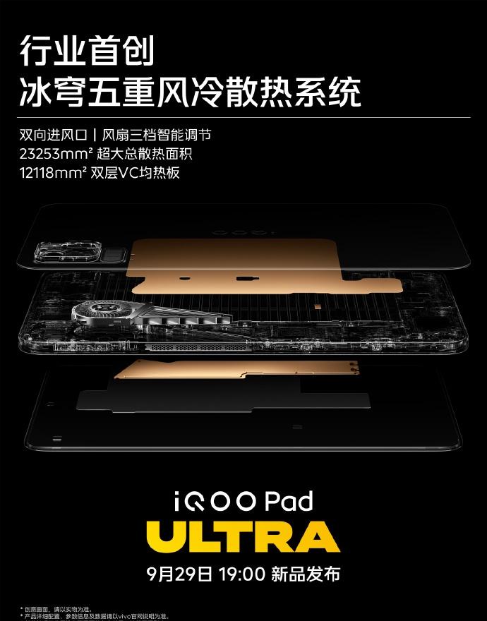 iQOOPadUltra这散热有点狠，8.8英寸直接塞主动风扇iQOO