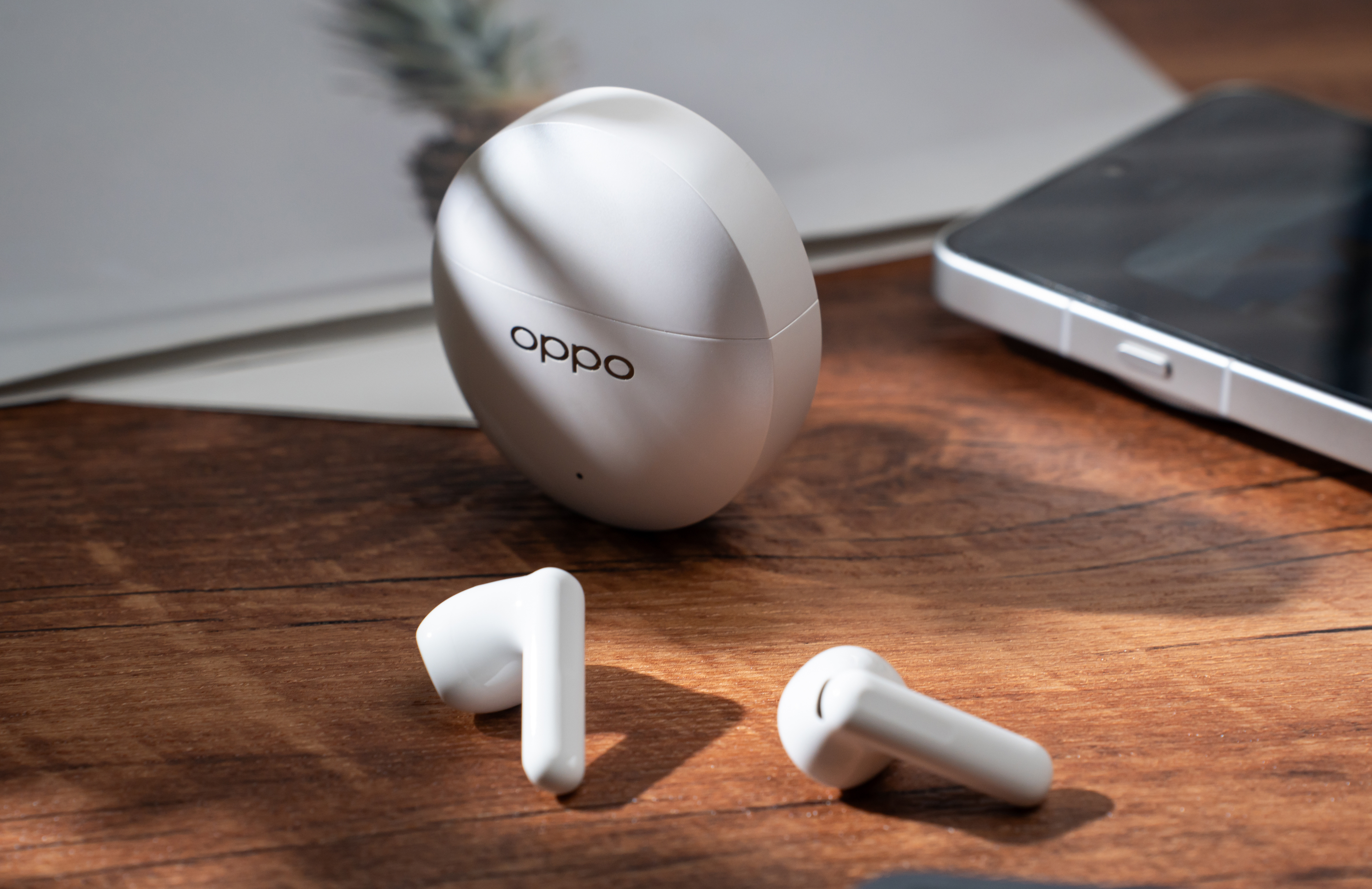 OPPOEncoAir5s「月光白」｜半入耳降噪颜值实力派这款月光白真的长在