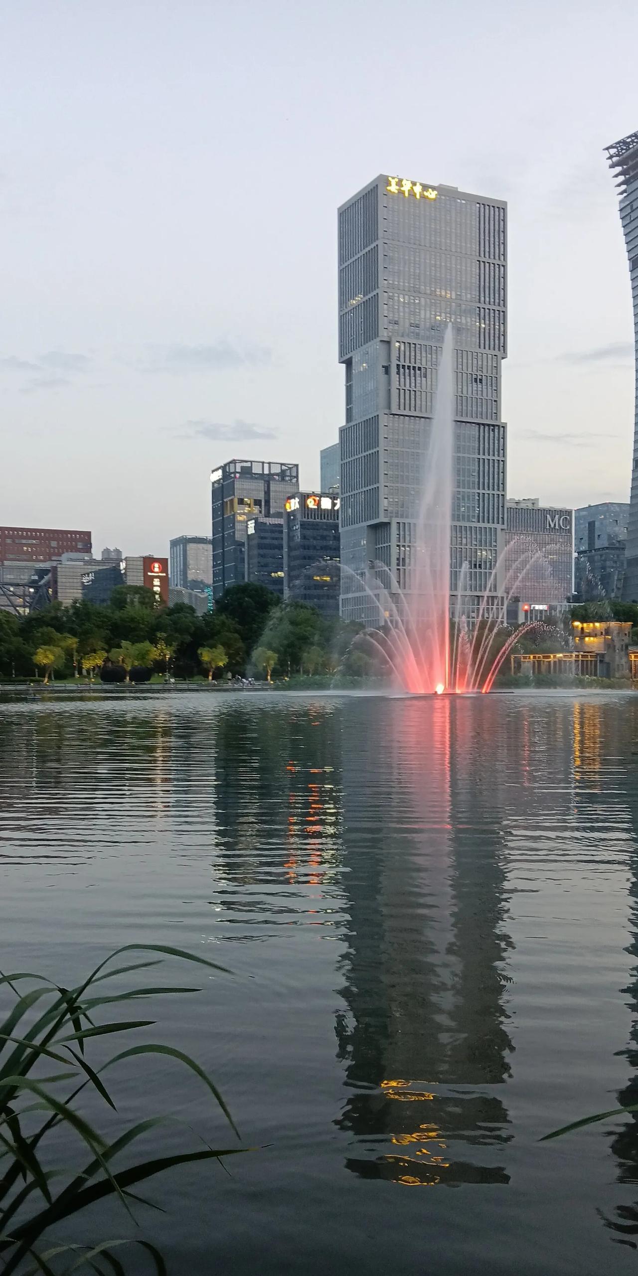 宁波鄞州公园，作为浙江省最大的城市中央湿地公园，宛如一颗璀璨的绿色明珠。它占地2