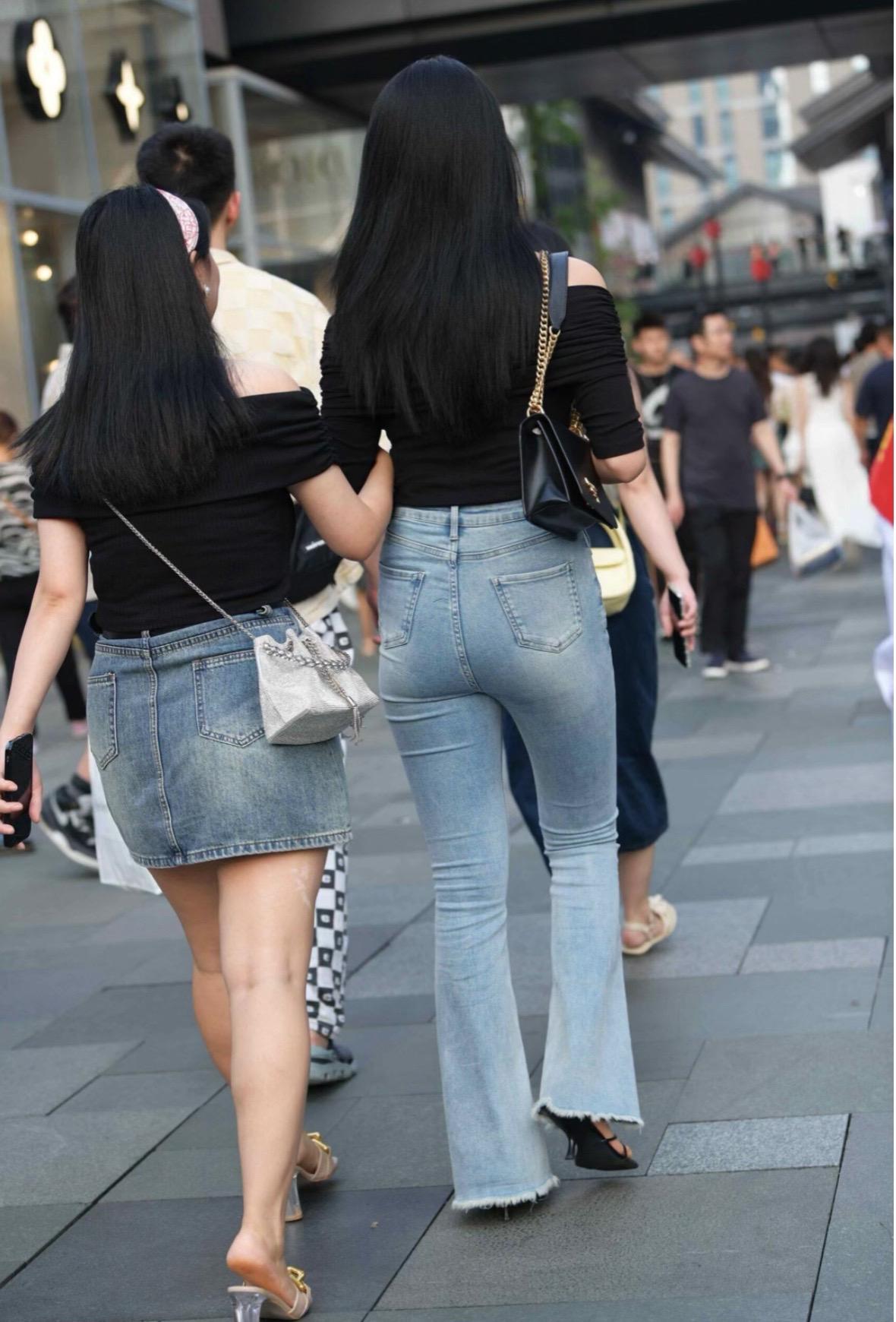 美女 时尚搭配服装 时尚穿搭时尚穿搭时尚 女神 牛仔裤