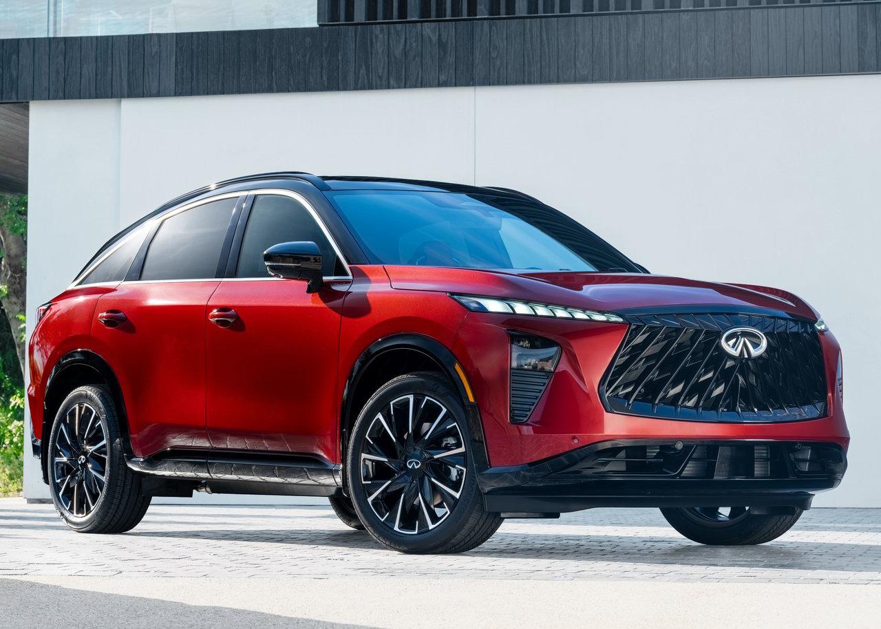 近日，英菲尼迪官方发布了QX65的官图，新车延续了英菲尼迪家族式的设计风格，特别