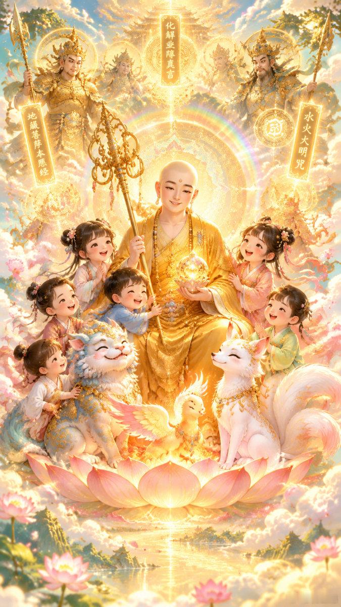祝地藏王菩萨生日快乐！！！#刀郎##周星驰##张柏芝##杨幂##成毅#​