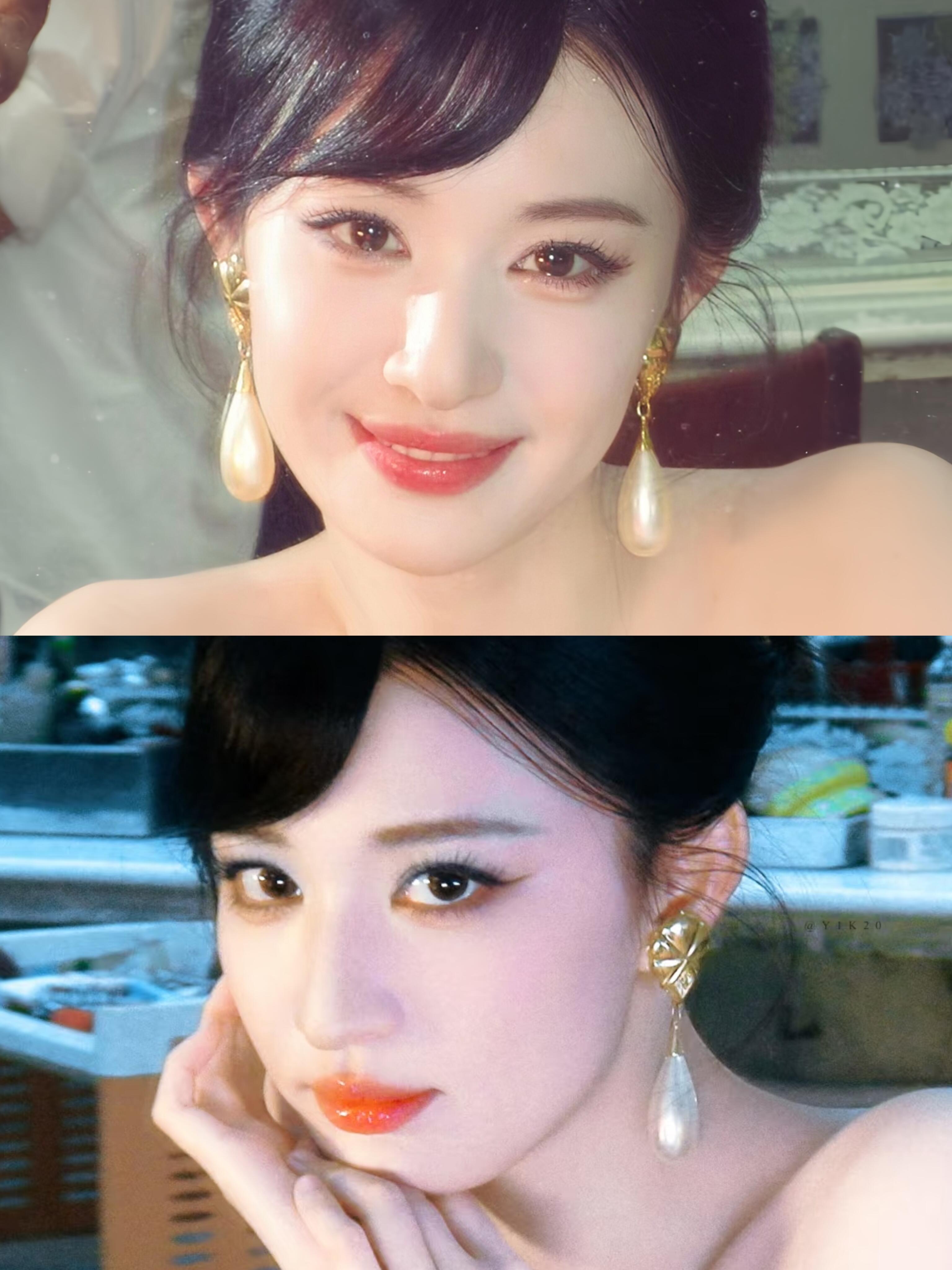 王楚然小时候和现在，这就是等比例长大吧，长得美还不怯场，天生就是明星胚子。