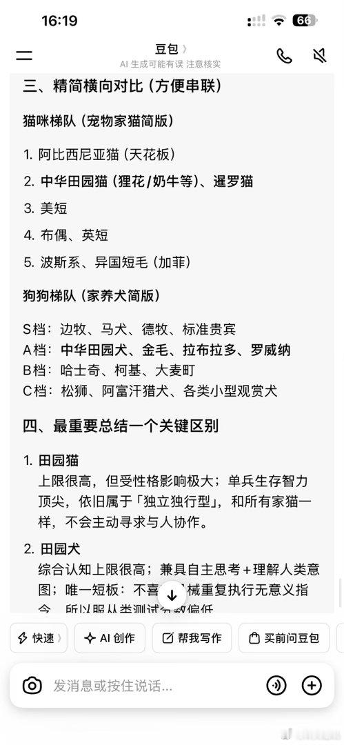 土猫土狗基本都在自己领域的中上层。