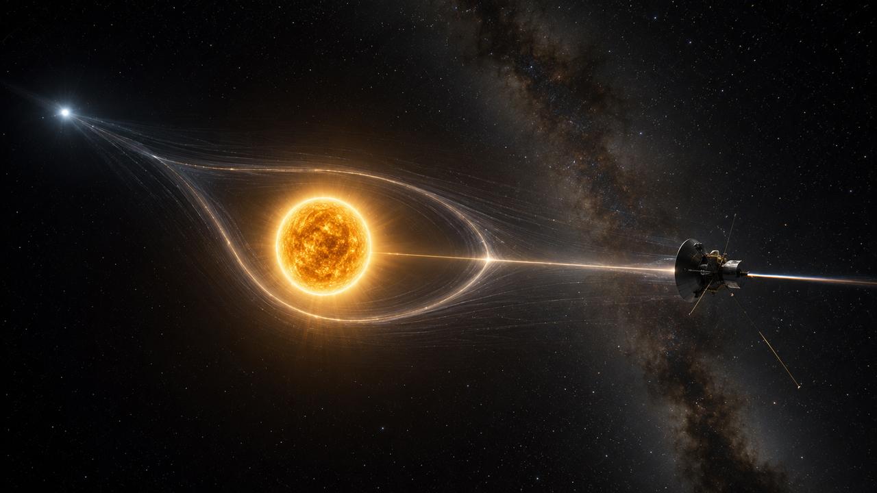 【太阳引力透镜：直接观测黑洞、白矮星、原行星盘】如果未来人类想拍清几十光年外