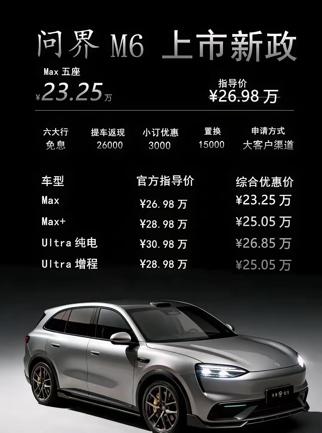 问界M6这价格谁受的了23万的价格你是选择问界还是选择特斯拉说实话论功能的多