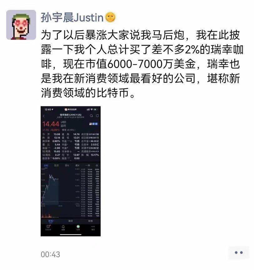 孙哥卖啥，你都不能买。但孙哥买啥，你得买！回看2021年，瑞幸正处于造假风暴